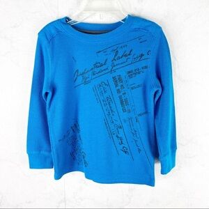[Epic Threads] Blue Graphic Long Sleeve Top